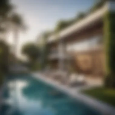 Lifestyle Offerings at The Loft Lifestyle amenities surrounding The Loft, including pools and gardens