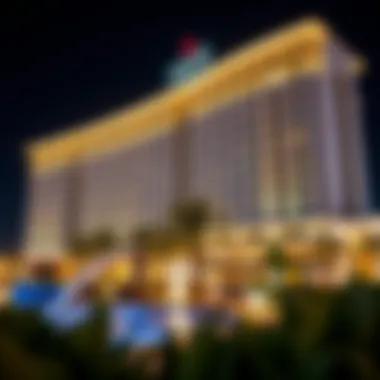 Nighttime Elegance at The Pointe Breathtaking view of The Pointe illuminated at night