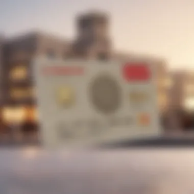 Emirates ID Card Design A visual representation of the Emirates ID card design