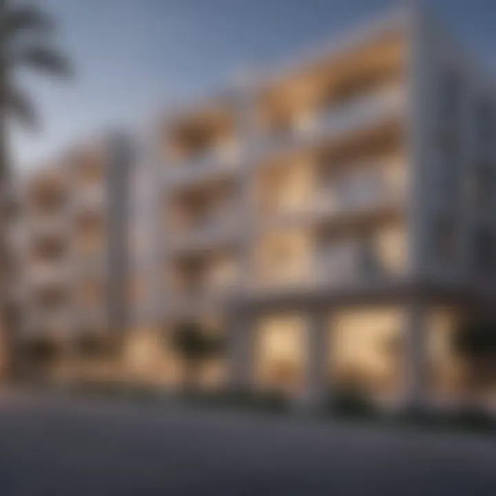 Modern apartment complex in Al Quoz