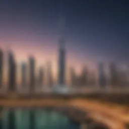 Dubai skyline showcasing real estate developments