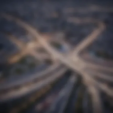 Transport Connectivity to Dubai Sports City Map highlighting transport links to Dubai Sports City