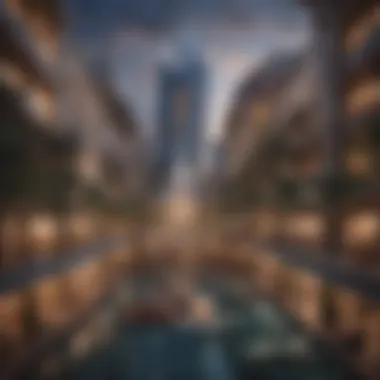 Architectural Layout of Vida Dubai Mall Tower One Architectural layout of Vida Dubai Mall Tower One